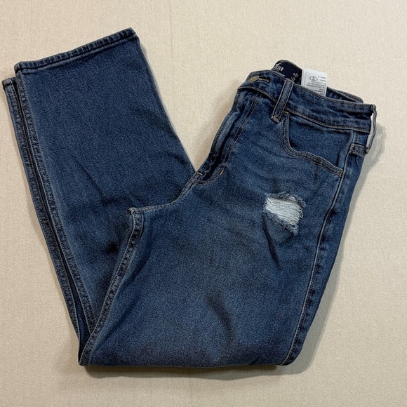 Hollister Navy Boyfriend Jeans - Picture 4 of 8